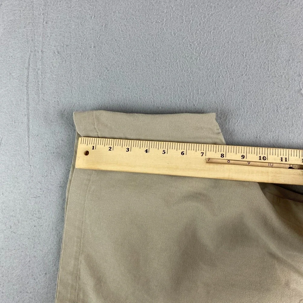 Vintage Polo Ralph Lauren Tyler Shorts Mens 44 Khaki Pleated Chino 8